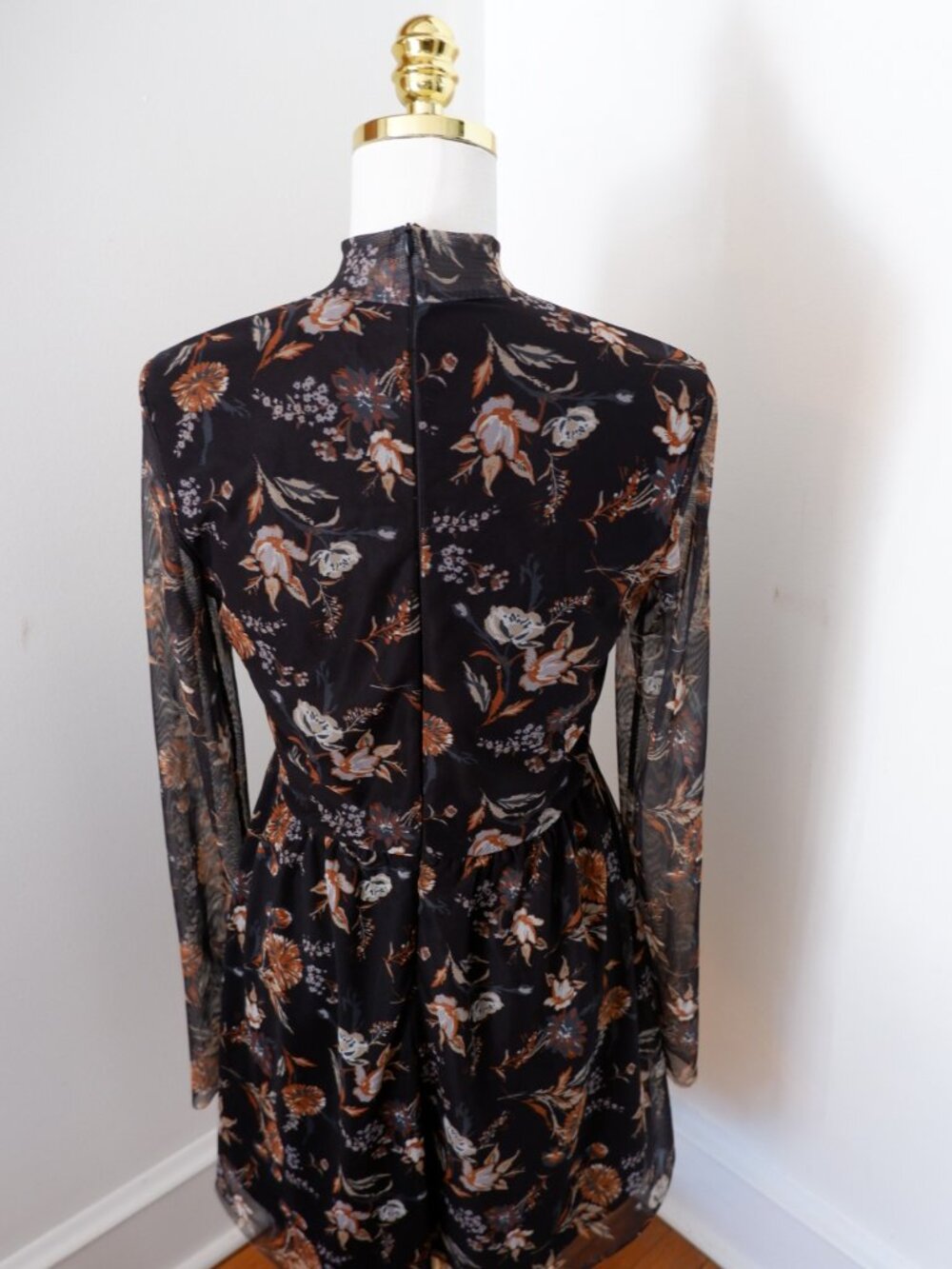 Altar'd State Diya Dress in Black & Rust, Size L - Picture 4 of 5